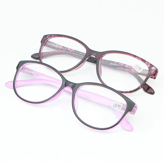 Retro Floral Presbyopia Reading Glasses Women Eyewear Female With +1.0 +1.25 +1.5 +1.75 +2.0 +2.25 +2.5 +2.75 +3.0 +3.5 +4.0